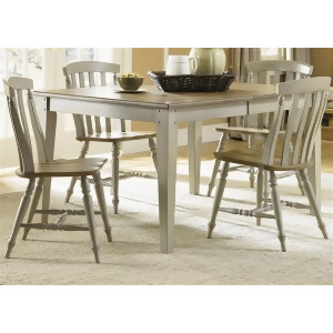 Liberty Furniture Al Fresco 5 Piece Rectangular Table Set in Driftwood Taupe F - All