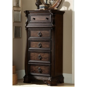 Liberty Furniture Arbor Place Lingerie Chest in Brownstone Finish - All