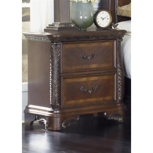 Liberty Furniture Highland Court 2 Drawer Night Stand in Rich Cognac Finish - All