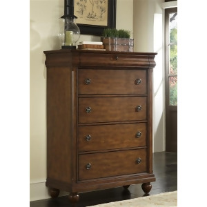 Liberty Furniture Rustic Traditions 5 Drawer Chest in Rustic Cherry Finish - All
