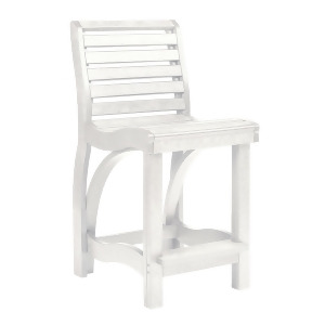 C.r. Plastics St Tropez Counter Chair in White - All