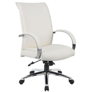 Boss Chairs Boss B9431-wt Caressoftplus Executive Chair - All