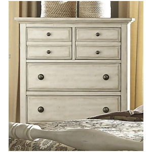 Liberty Furniture High Country 5 Drawer Chest in White - All