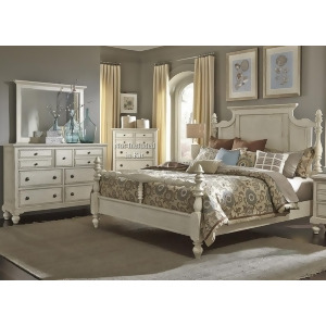 Liberty Furniture High Country 2 Piece Poster Bedroom Set in White - All