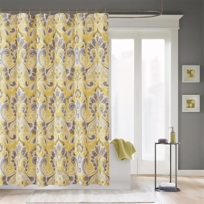 Madison Park Capris Shower Curtain In Yellow - All