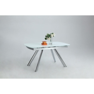 Chintaly Alina Dining Table In Super White - All
