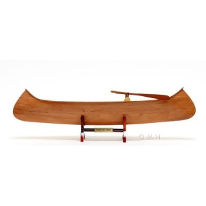 Old Modern Handicraft Indian Girl Canoe - All