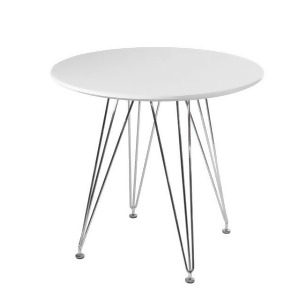 Mod Made Paris Collection Round Table In White - All