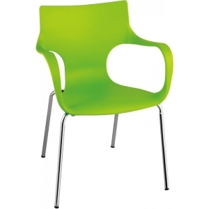 Mod Made Phin Chair In Green Set of 2 - All