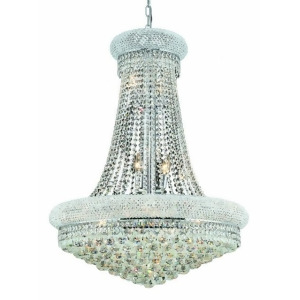 Lighting By Pecaso Adele Collection Hanging Fixture D28in H36in Lt 14 Chrome Fin - All