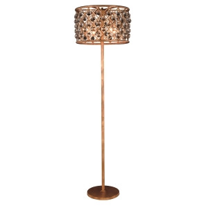 Elegant Lighting Madison Floor Lamp D 20 H 72 Lt 4 Golden Iron Finish Royal Cu - All
