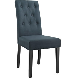 Modway Confer Dining Fabric Side Chair In Gray - All