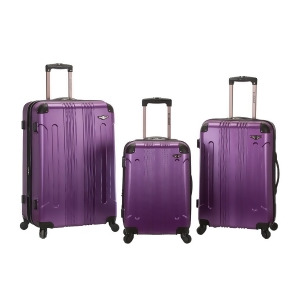 Rockland Purple 3 Piece Sonic Abs Upright Set - All