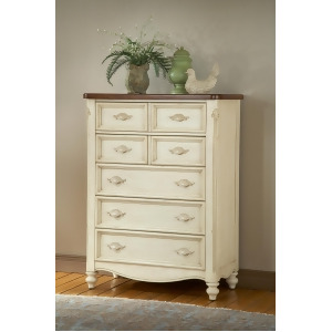 American Woodcrafters Chateau Five Drawer Chest - All