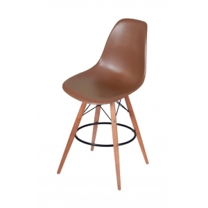 Mod Made Paris Tower Barstool In Chocolate Set of 2 - All