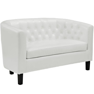 Modway Prospect Two-Seater Loveseat in White - All