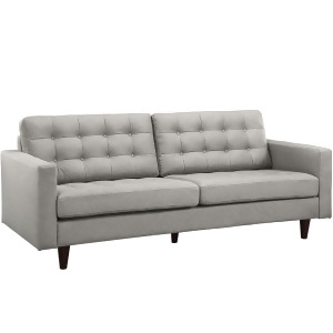 Modway Empress Upholstered Sofa In Light Gray - All