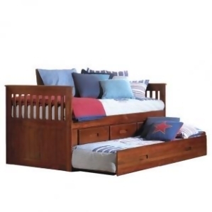 American Furniture Classics Twin Rake Bed In Merlot - All