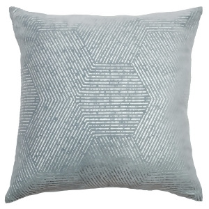 Rizzy Home Pillow Cover With Hidden Zipper In Gray Set of 2 - All