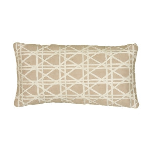 Rizzy Home Pillow Cover With Hidden Zipper In Natural And Ivory Set of 2 - All