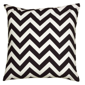 Rizzy Home Pillow Cover With Hidden Zipper In Black And White Set of 2 - All