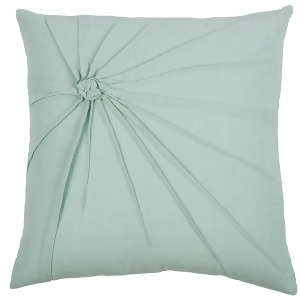 Rizzy Home Pillow Cover With Hidden Zipper In Aqua Set of 2 - All