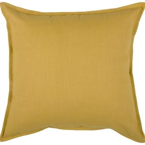 Rizzy Home Pillow Cover With Hidden Zipper In Saffron And Saffron Set of 2 - All