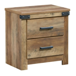 Standard Furniture Montana 2 Drawer Nightstand in Pine - All