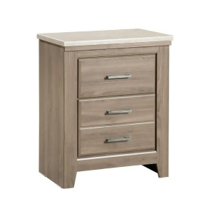 Standard Furniture Stonehill 2 Drawer Nightstand in Weathered Oak - All