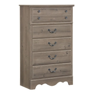 Standard Furniture Timber Creek 5 Drawer Chest in Taupe - All