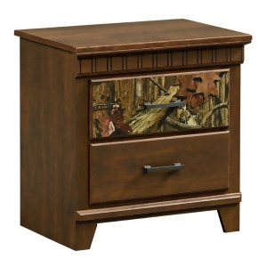 Standard Furniture Solitude 2 Drawer Nightstand in Rustic Brown - All