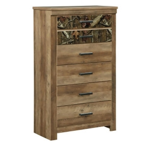 Standard Furniture Habitat 5 Drawer Chest in Buckskin Pine - All