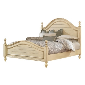 Standard Furniture Bennington White Poster Bed in Antique French Bisque - All