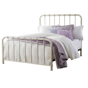 Standard Furniture Tristen White Metal Bed in Warm Creamy White - All