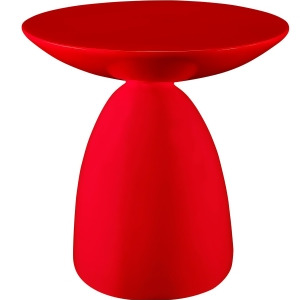 Modway Flow Side Table in Red - All