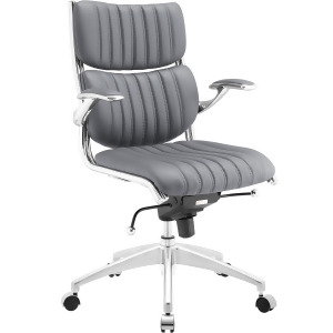 Modway Escape Mid Back Office Chair In Gray - All