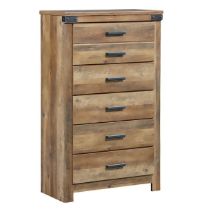 Standard Furniture Montana 5 Drawer Chest in Pine - All