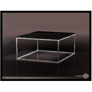 Mobital Kube Square Coffee Table In White Marble Top - All
