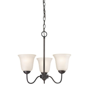 Cornerstone Conway 3 Light Chandelier In Oil Rubbed Bronze - All