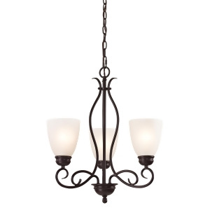 Cornerstone Chatham 3 Light Chandelier In Oil Rubbed Bronze - All