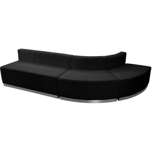 Flash Furniture Zb-803-790-set-bk-gg Hercules Alon Series Black Leather Receptio - All