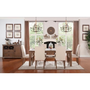 Homelegance Mill Valley 5 Piece Dining Set In Weathered Wash - All