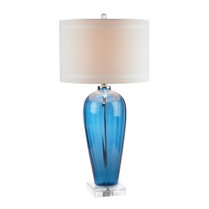 Dimond Lighting 34 Glass Table Lamp In Blue - All