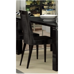Athome Usa Armonia Diamond Luxury Chair In Black Crocodile - All