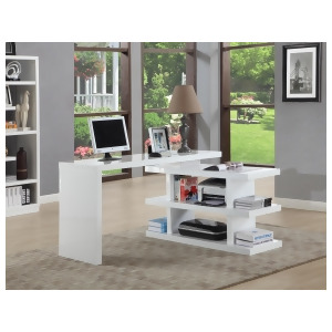 Chintaly Motion Home Office Desk In White - All