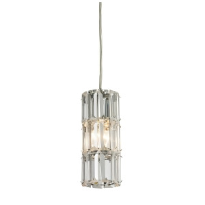 Elk Lighting Cynthia Collection 1 Light Mini Pendant In Polished Chrome 31486/ - All