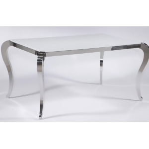 Chintaly Teresa Dining Table In Super White - All