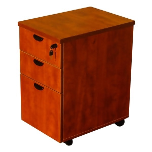 Boss Chairs Boss Mobile Pedestal Box/File in Honey Cherry - All