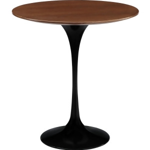 Modway Lippa Wood Top Side Table in Black - All