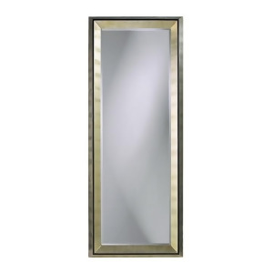 Howard Elliott 43012 Detroit Bright Silver Leaf Mirror w/ Black Accents - All